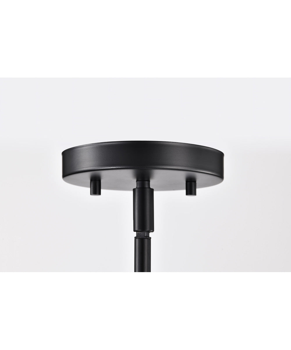 Yorktown 4-Light Pendant Matte Black