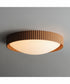 Souffle 18 inch LED Flush Mount Terra Cotta