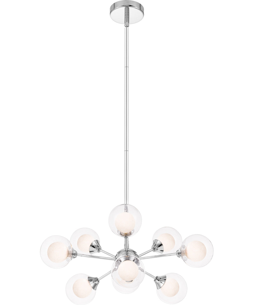Spellbound 9-light Chandelier Polished Chrome