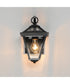 Prism 12 inch Outdoor Wall Sconce Black