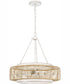 Quoizel Pendant 4-light Pendant Antique White