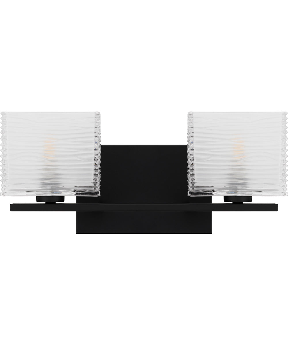 Westcap Medium 2-light Bath Light Matte Black