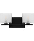 Westcap Medium 2-light Bath Light Matte Black