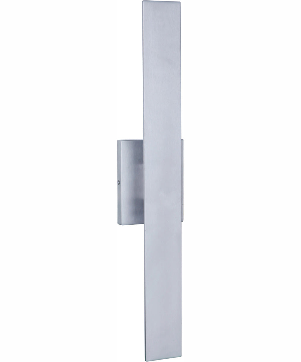 Rens 1-Light Outdoor Wall Lantern Brushed Aluminum