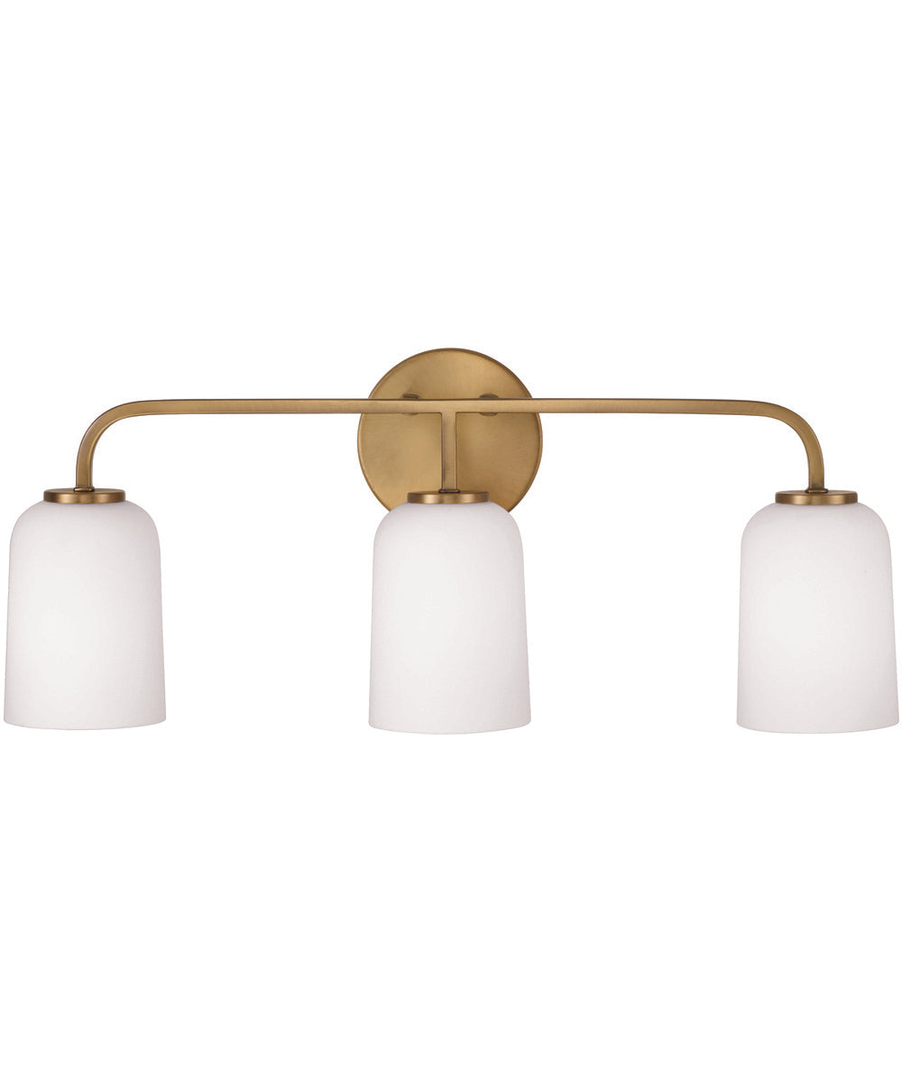 Lawson 3-Light Vanity Aged Brass