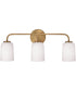 Lawson 3-Light Vanity Aged Brass