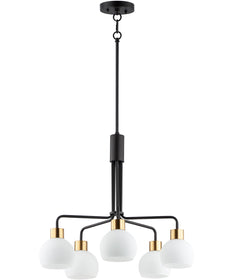 Coraline 5-Light Chandelier Bronze Rupert