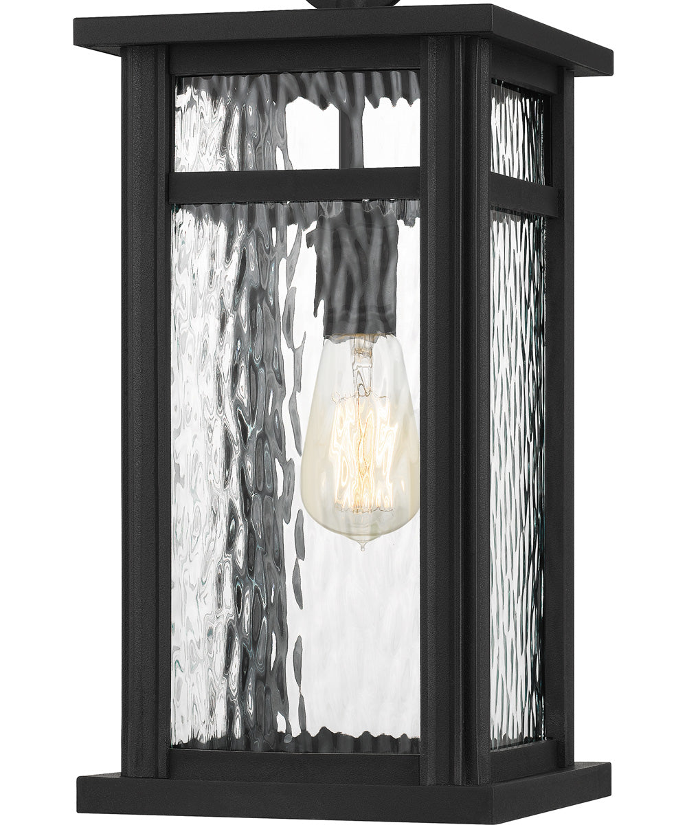 Moira Large 1-light Outdoor Pendant Light  Coastal Armour Steel Earth Black