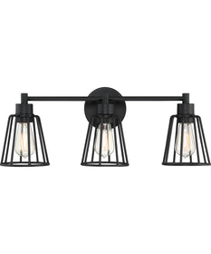 Atticus Large 3-light Bath Light Earth Black