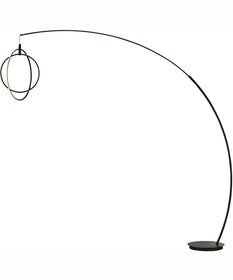 Monita Led Arch Lamp Black