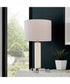 Quilla 1-Light Table Lamp With Led Diamond Acrylichrome/ White
