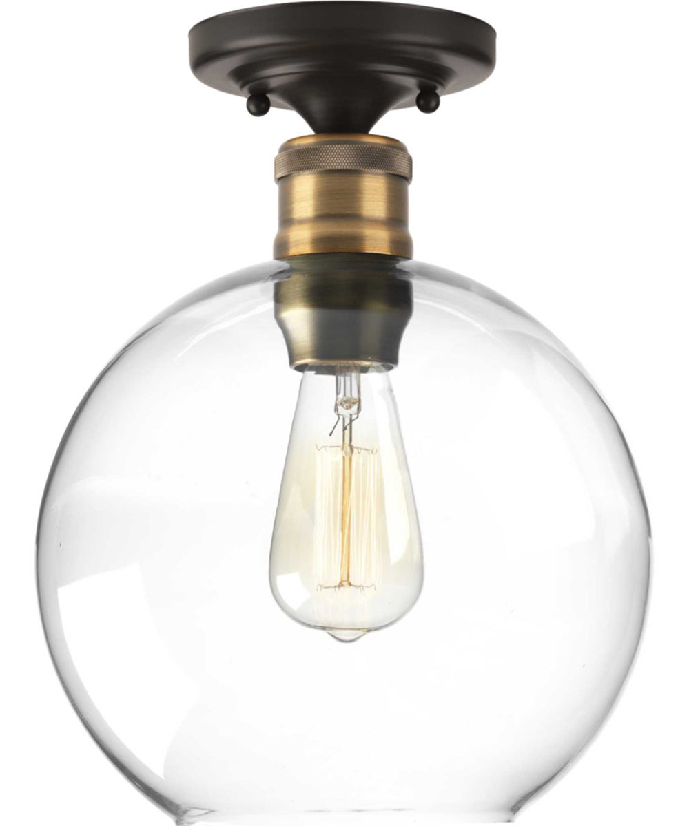 Hansford 1-Light 10" Flush Mount Antique Bronze