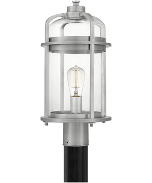 Carrington Large 1-light Outdoor Post Light Industrial Aluminum
