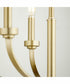 Reyes 5-light Chandelier Aged Brass