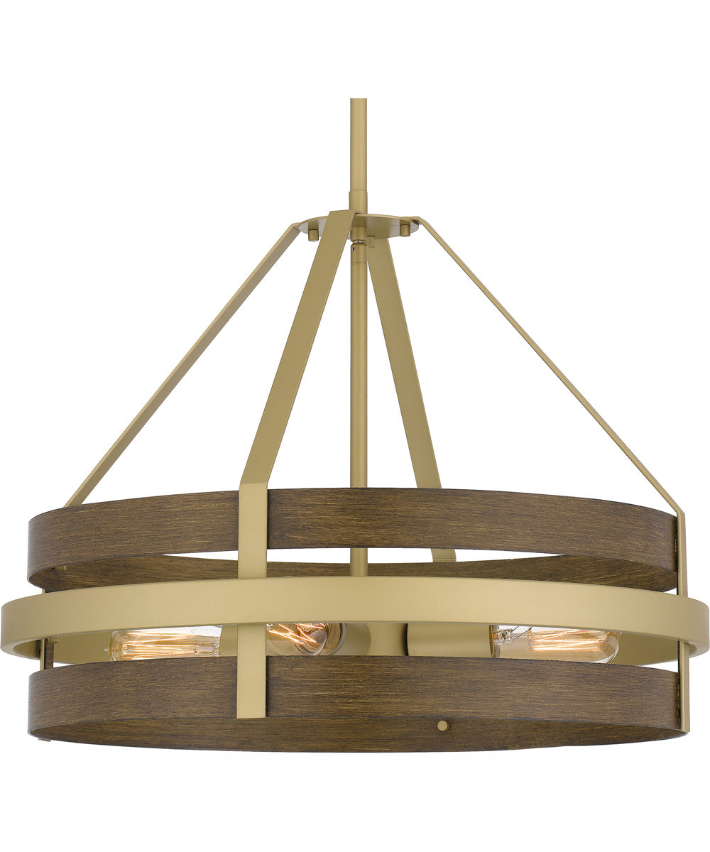 Gadsen 4-light Pendant Champagne Gold