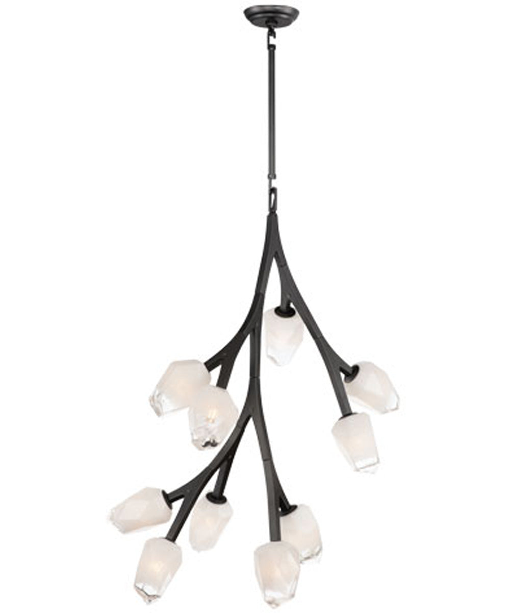 Blossom 10-Light LED Pendant Black
