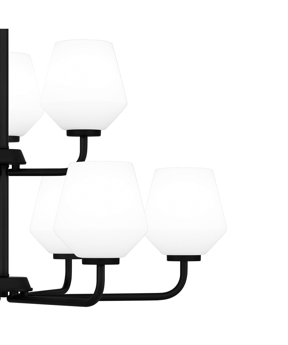 Nielson 9-light Chandelier Matte Black