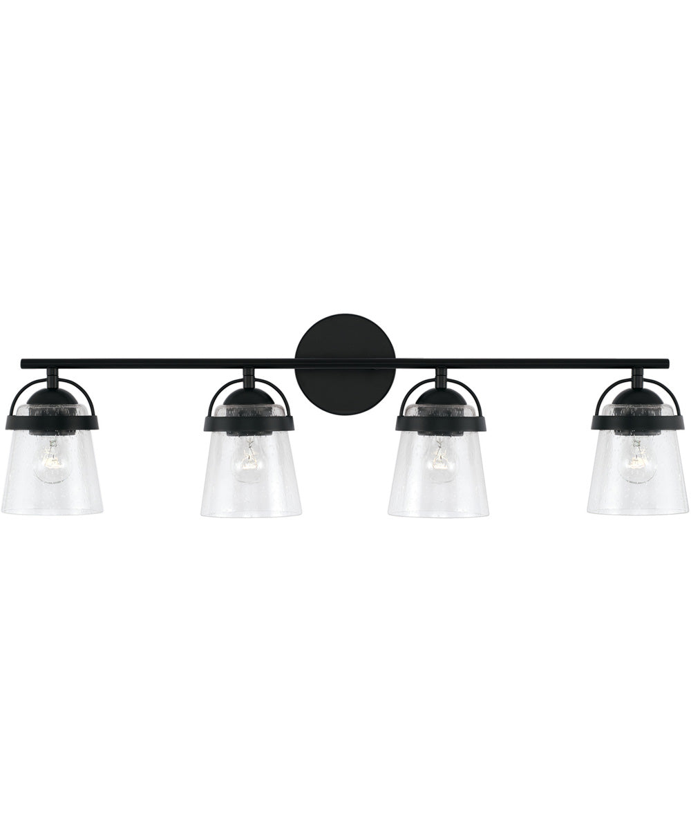 Madison 4-Light Vanity Matte Black