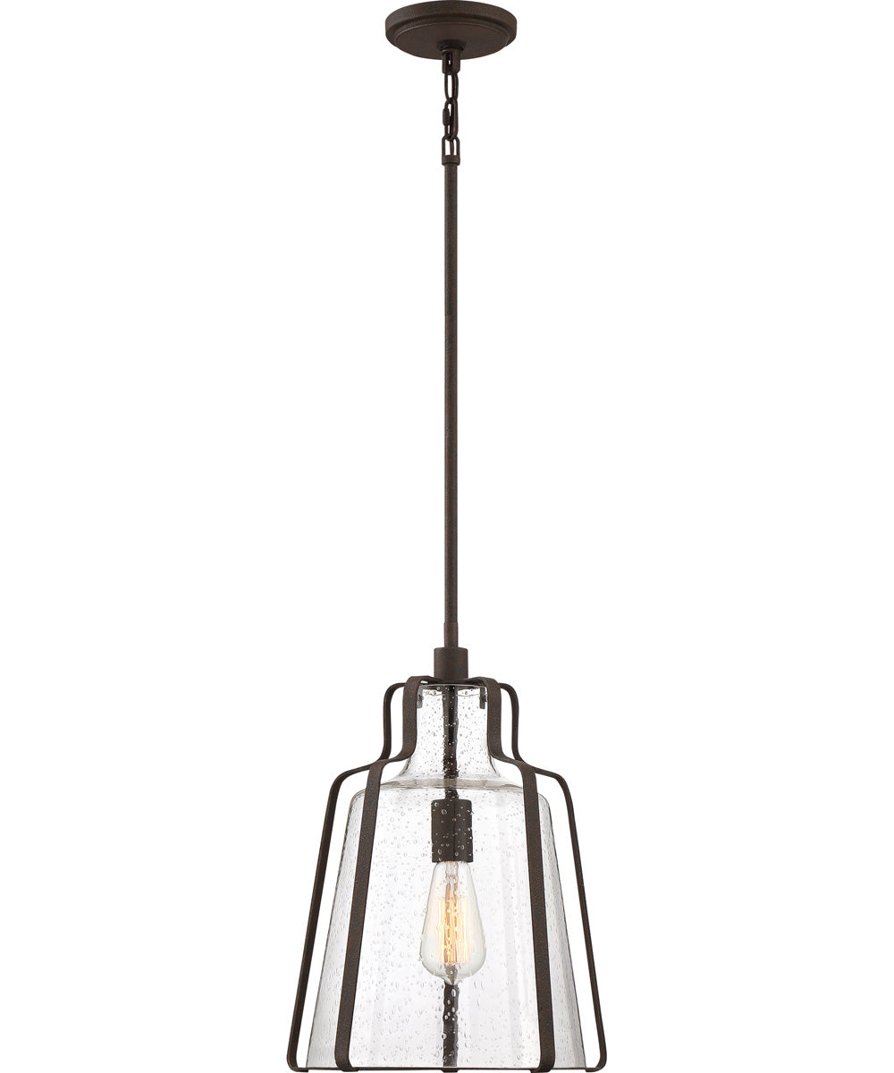 Haverford 1-light Pendant Rustic Black