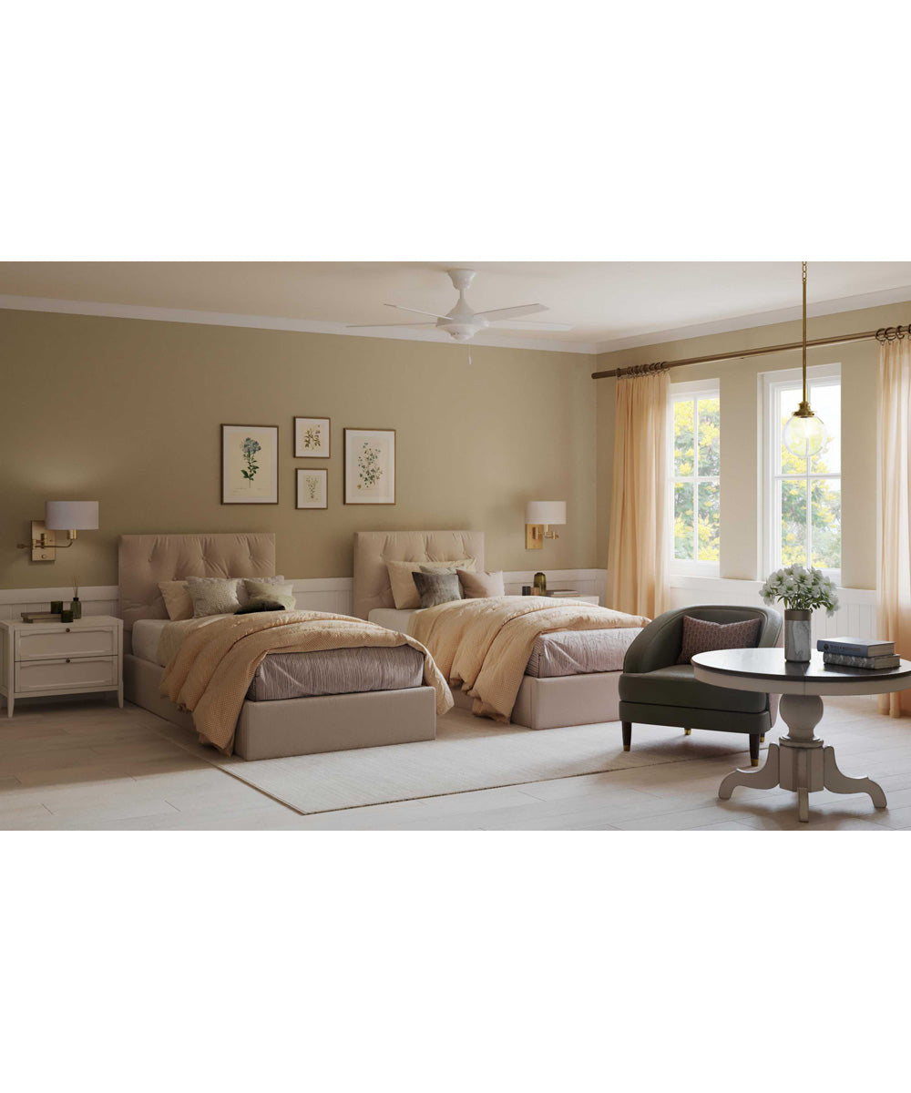 Penn 1-Light Clear Glass Farmhouse Mini-Pendant Light Natural Brass