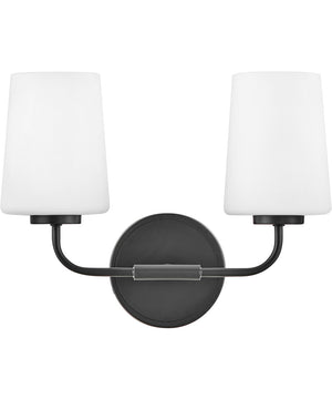 Kline 2-Light Vanity in Black
