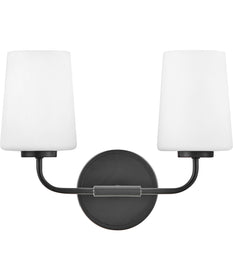 Kline 2-Light Vanity in Black
