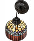 8" Wide Tiffany Candice Wall Sconce