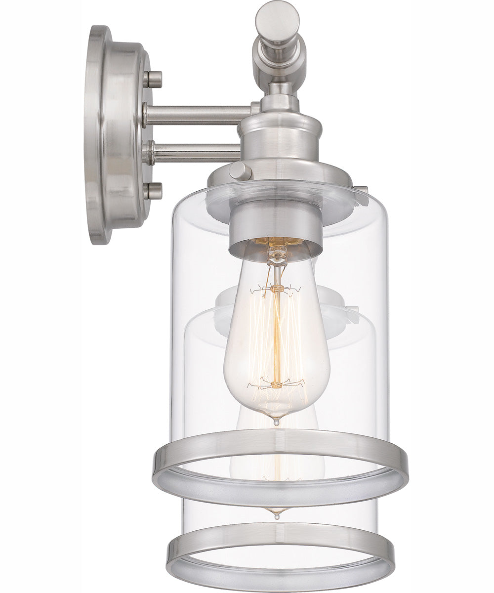 Dixie Medium 2-light Bath Light Brushed Nickel