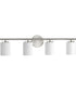Replay 4-Light Bath & Vanity Brushed Nickel