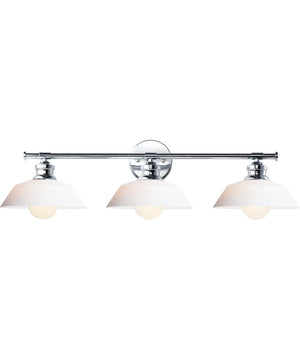 31"W Willowbrook 3-Light Wall Sconce Polished Chrome