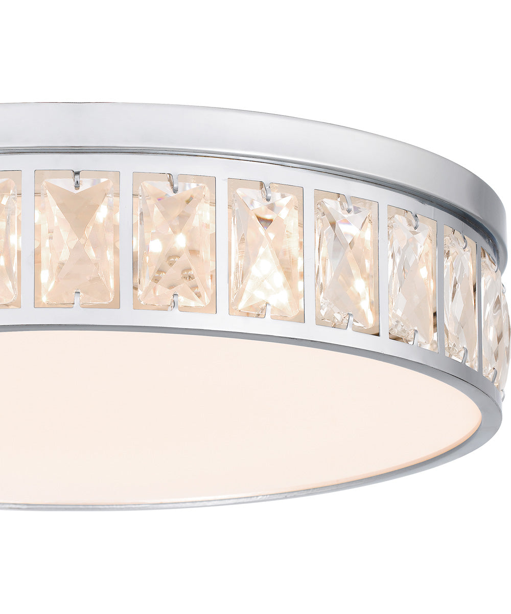 Gibson Medium Flush Mount Polished Chrome