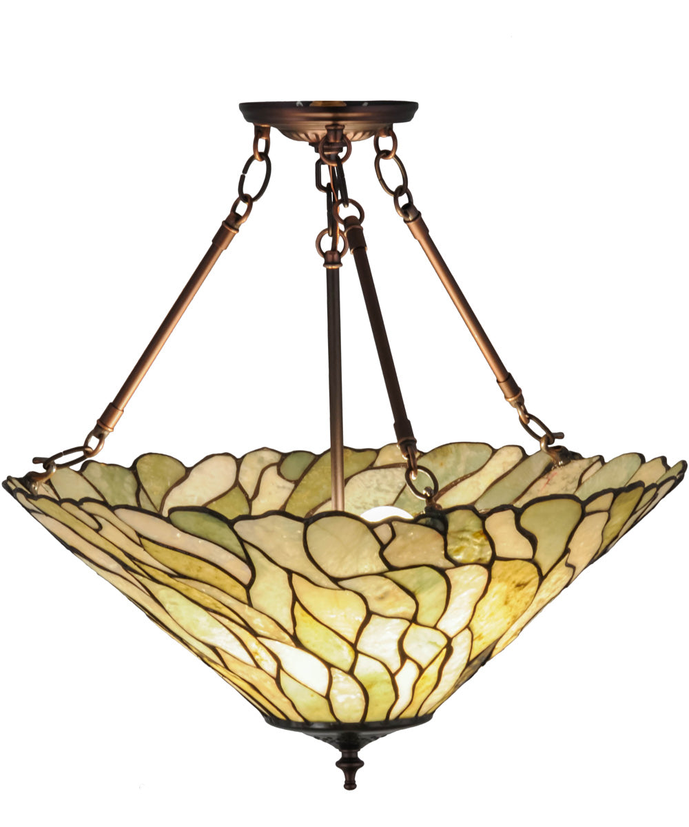 20" Willow Jadestone Inverted Pendant