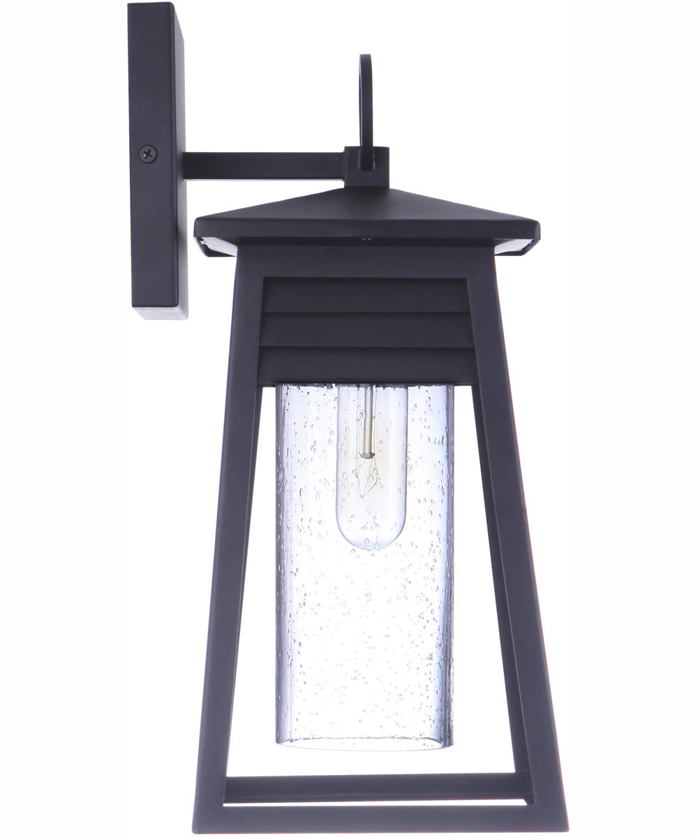 Becca 1-Light Outdoor Wall Lantern Matte Black