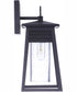 Becca 1-Light Outdoor Wall Lantern Matte Black