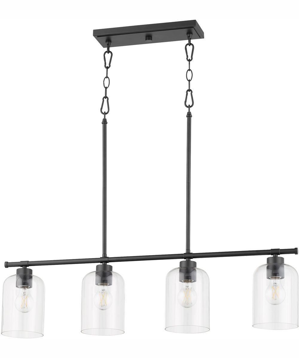 Tribute 4-light Chandelier Matte Black