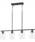 Tribute 4-light Chandelier Matte Black