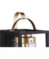 Neo 1-Light Outdoor Wall Lantern Midnight Satin Brass