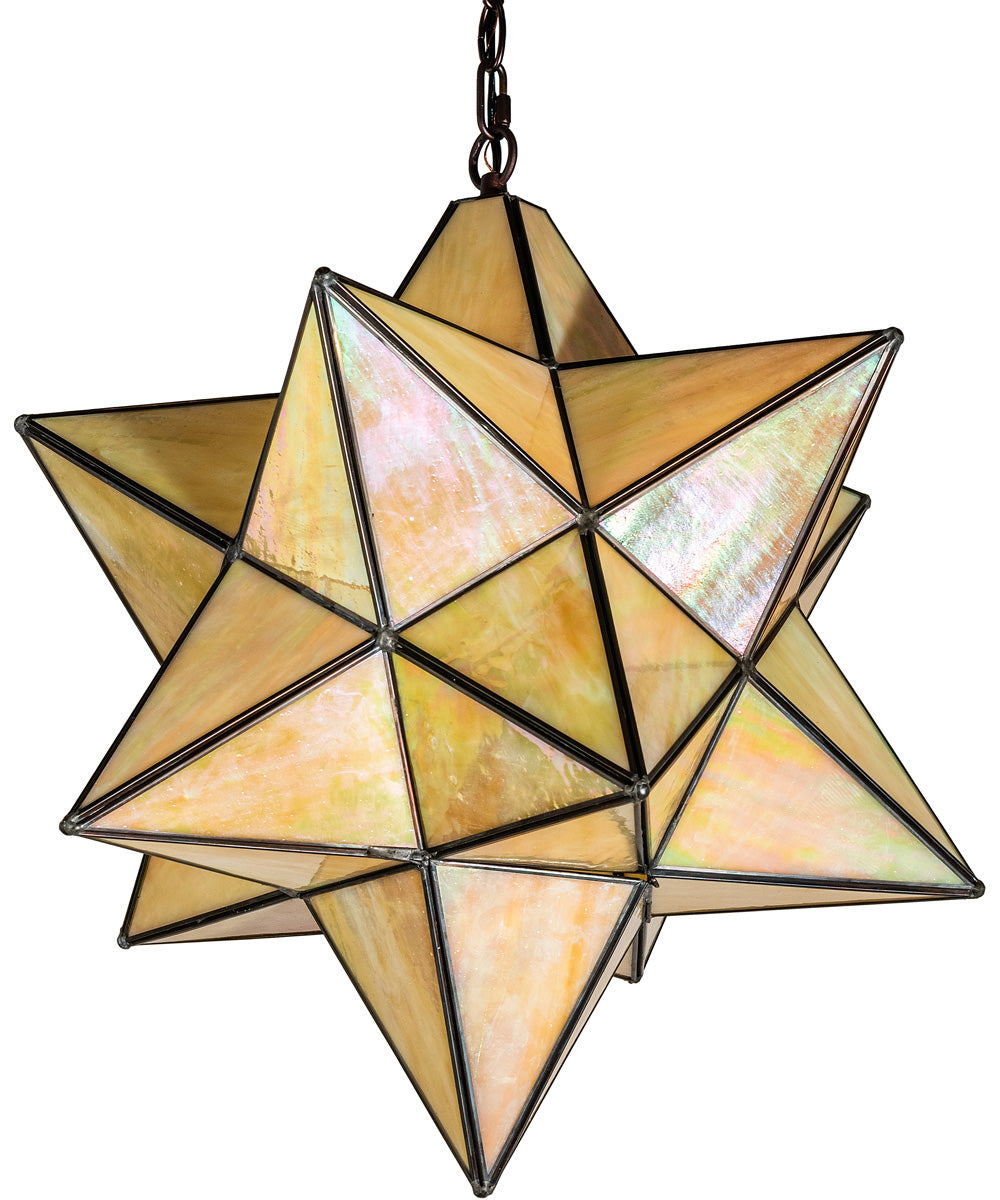 18"W Moravian Star Pendant