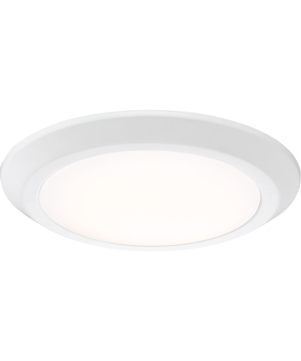 Verge  Flush Mount White Lustre