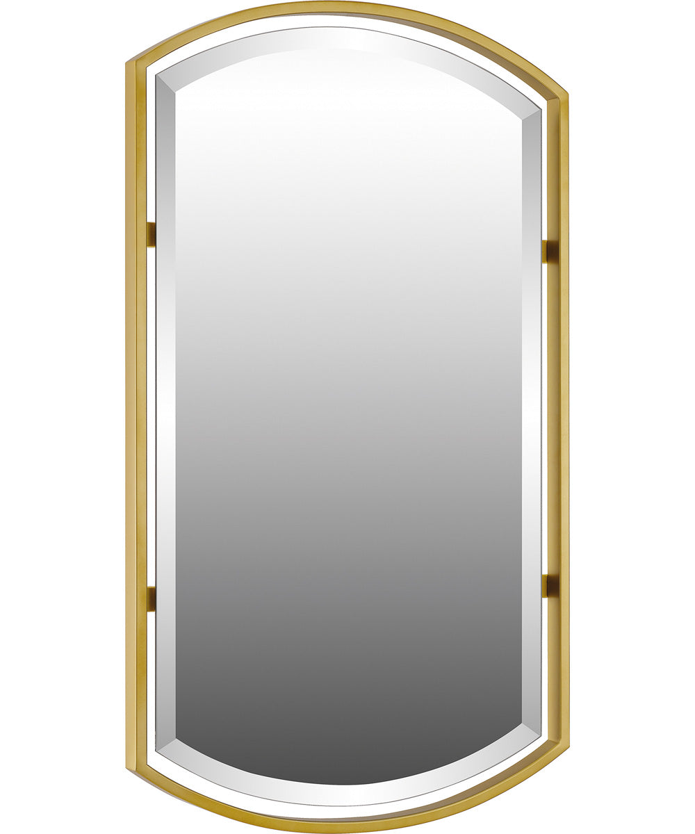 Quoizel Reflections Large Mirror Painted Brass