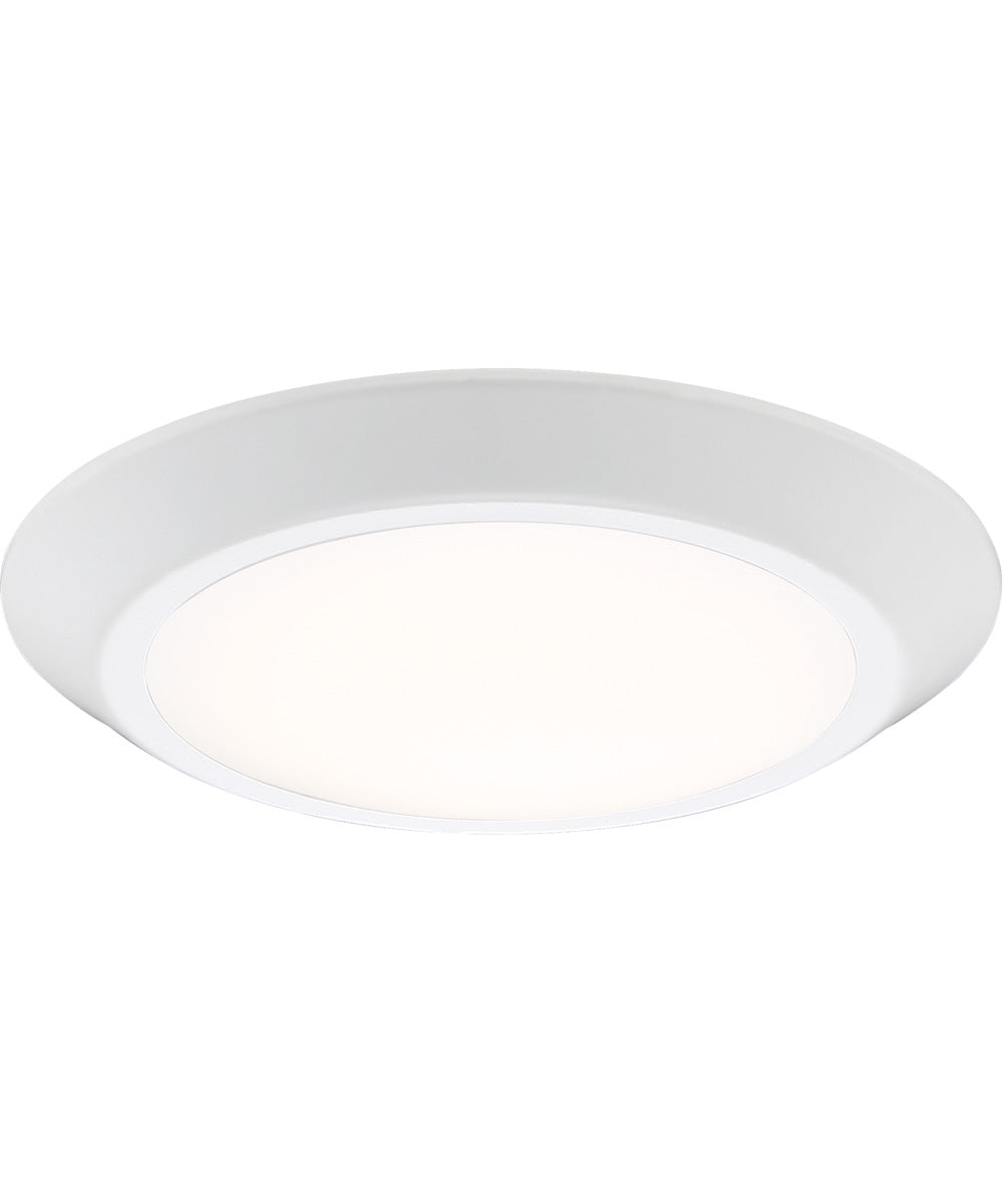 Verge  Flush Mount White Lustre