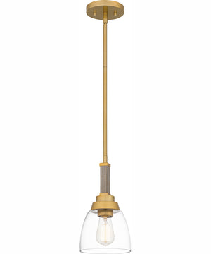 Burkett Small 1-light Mini Pendant Light Gold