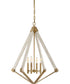 Viewpoint 4-light Pendant Weathered Brass