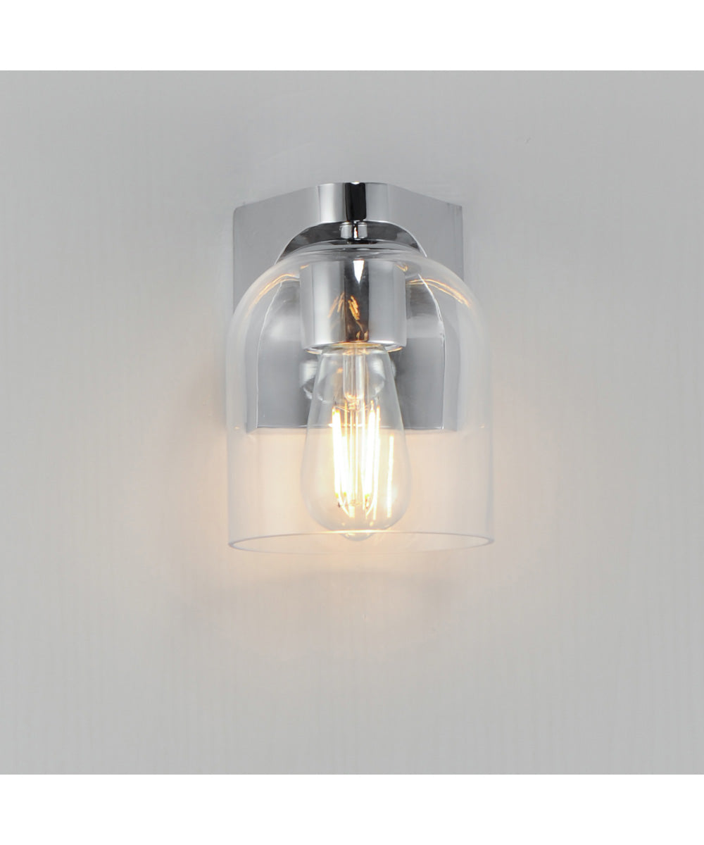 Scoop 1-Light Bath Vanity Polished Chrome