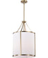 Easton 3-Light Pendant Burnished Brass