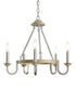 Barrett 22"W 5-Light Chandelier by Kichler Distressed Antique Gray with Brushed Nickel Finish