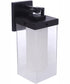 Hayner 1-Light Outdoor Wall Lantern Midnight