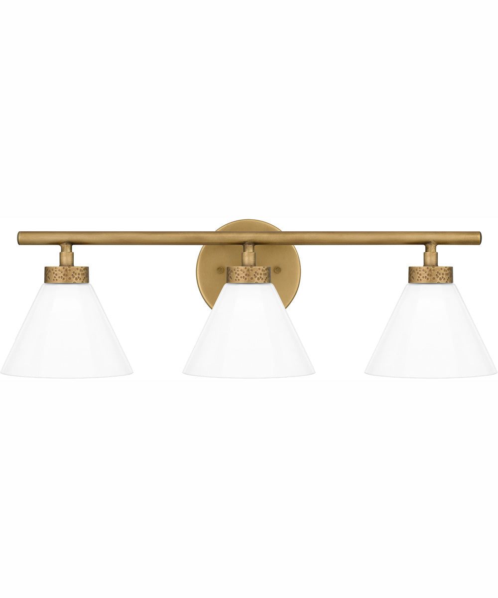 Ira Large 3-light Bath Light Weathered Brass