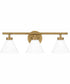 Ira Large 3-light Bath Light Weathered Brass