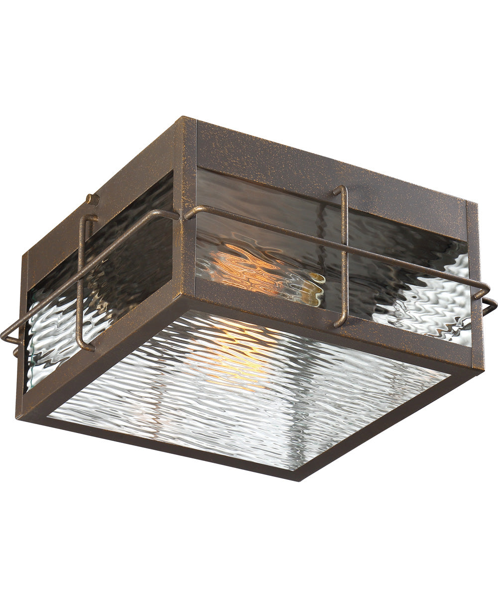 Ward Medium 2-light Outdoor Ceiling Light Gilded Bronze